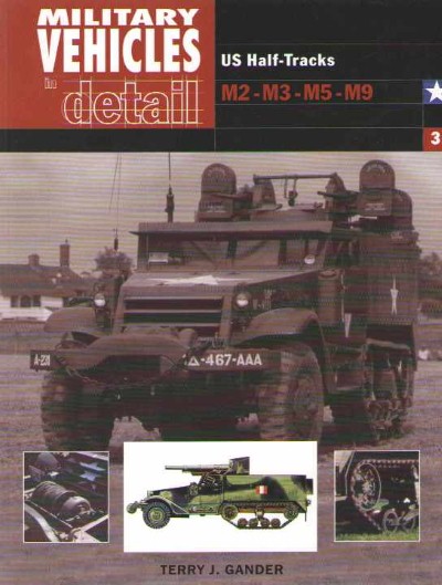 Military vehicles in detail. us half-tracks m2-m3-m5-m9