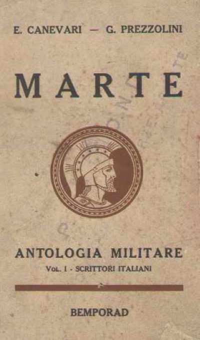 Marte. antologia militare. scrittori italiani volume 1
