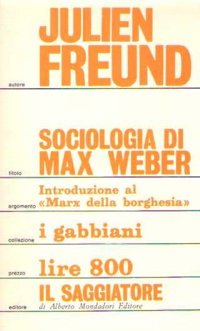 Sociologia di max weber
