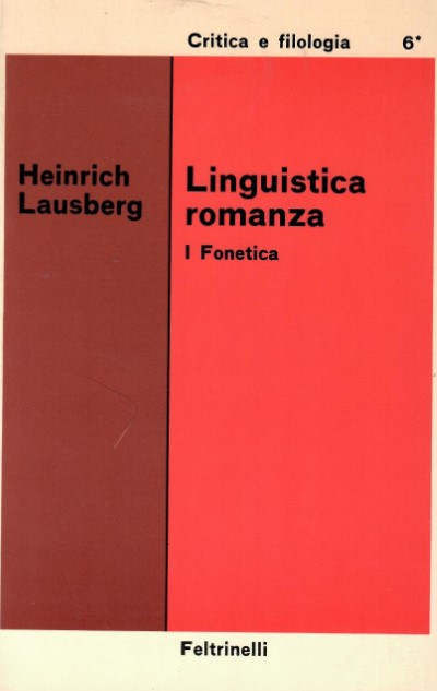 Linguistica romanza volumi i-ii (fonetica-morflogia)