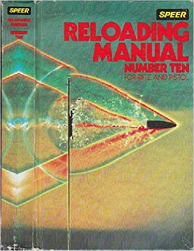 Speer reloading manual number 10