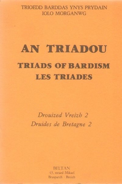 An triadou. triads of bardism. les triades