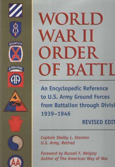 World war ii order of battle
