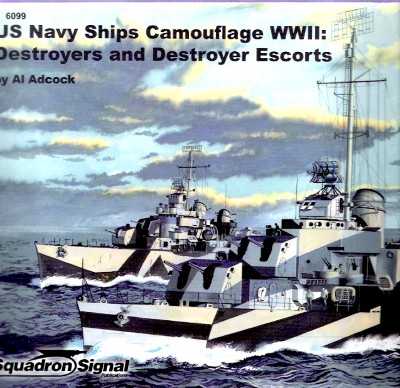 Us navy ships camouflage ww ii: destroyers