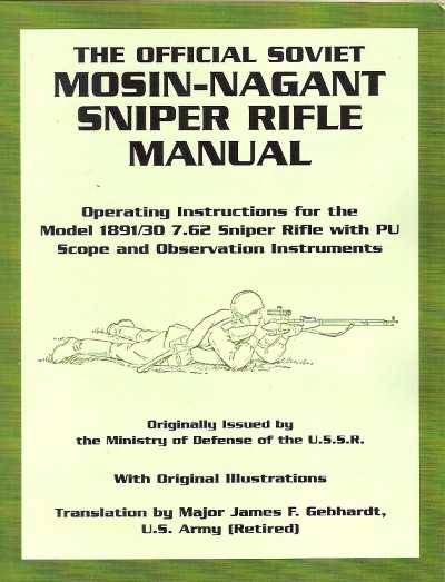 The official soviet mosin-nagant sniper rifle manual