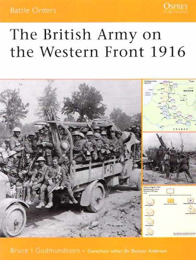 Bo29 the british army on the western front 1916