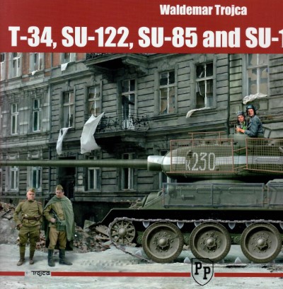 T-34, su-122, su-85 and su-100 in color