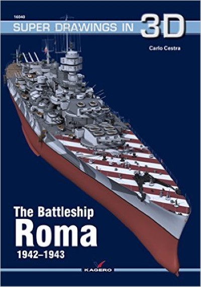 The battleship roma 1942-1943 (super drawings in 3d)